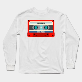 Rick James Classic Cassette Tape Long Sleeve T-Shirt